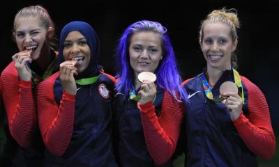 Olimpiyat Madalyası Kazanan ilk Başörtülü Kadın Eskrimci